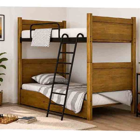 تخت دو طبقه چوبی ساغر T 4016